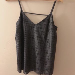 H&M | Faux Leather Tank